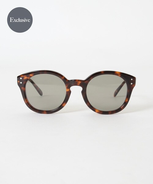 URBAN RESEARCH（アーバンリサーチ）の「『別注』KANEKO OPTICAL×URBAN RESEARCH　URA-06（メガネ・メンズ・BK×GRY/DEMI×GRN・-）」の2枚目の写真
