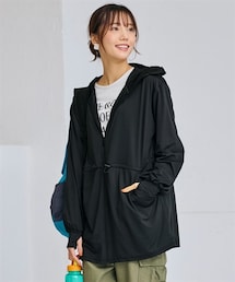 nissen | まるっと顔までUVドロストパーカー＜大きいサイズ有＞(パーカー)