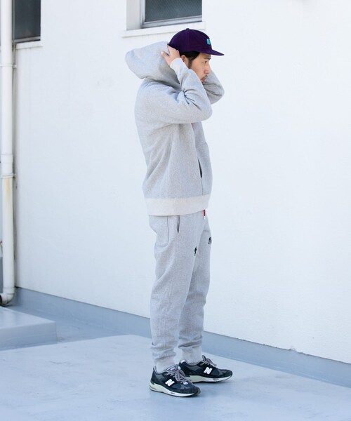 EKAL（エカル）の「NANGA×TACOMA FUJI RECORDS　ビッグフットサーベイPロゴ スウェットパンツ（スウェットパンツ・メンズ・GRAY/BLACK・M/L）」の9枚目の写真