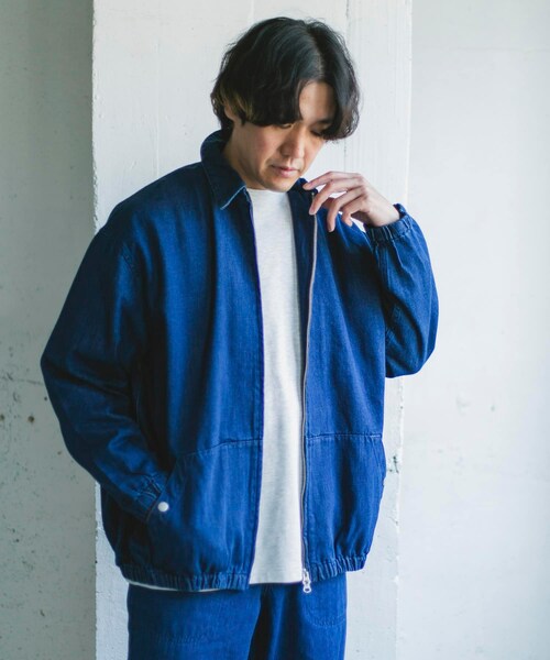 URBAN RESEARCH DOORS(アーバンリサーチドアーズ)の「Denim Zip Blouson(デニムジャケット・メンズ・INDIGO/ONE WASH・M/L/XL)」の8枚目の写真