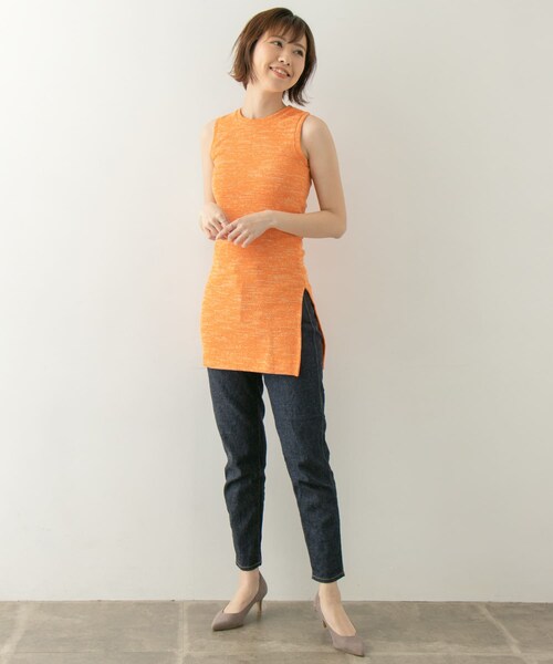 URBAN RESEARCH ROSSO（アーバンリサーチロッソ）の「BY MALENE BIRGER　KNIT∴（ニット/セーター・レディース・050 BLACK/85X ORG・XS/S）」の10枚目の写真