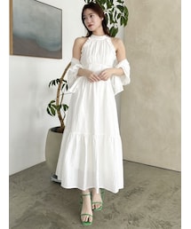 dazzlin | 【再生産】アメスリフリルシェイプワンピース(ワンピース)