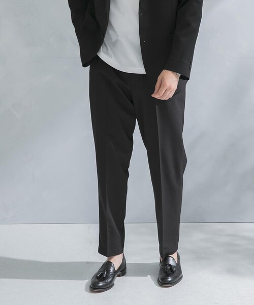 URBAN RESEARCH DOORS（アーバンリサーチドアーズ）の「『イージーケア』LIFE STYLE TAILOR　カルゼストレッチコンフォータブルパンツ（スラックス・メンズ・BLACK/BLUE GRAY/SAGE KHAKI・S/M/L/XL）」の9枚目の写真
