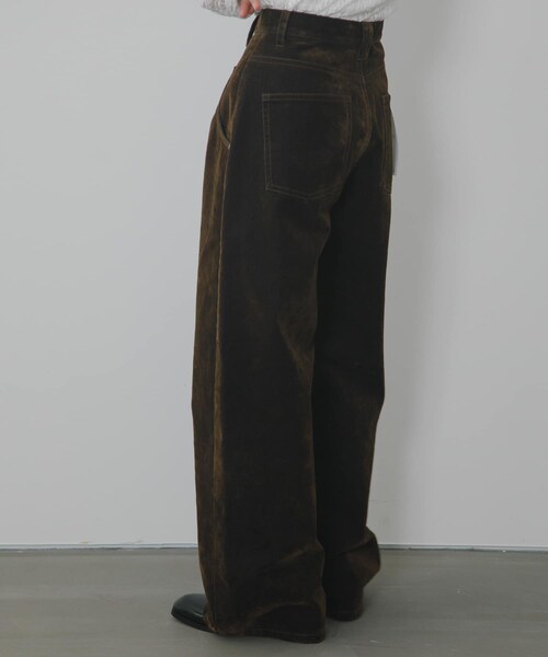 KBF(ケイビーエフ)の「『2サイズ展開』フロントパネルデザインデニム(デニムパンツ・レディース・BLUE/BROWN/BLACK・36/38)」の19枚目の写真