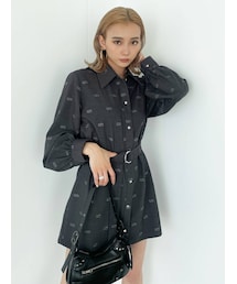 EMODA | 2WAYベルトシャツワンピース(ワンピース)