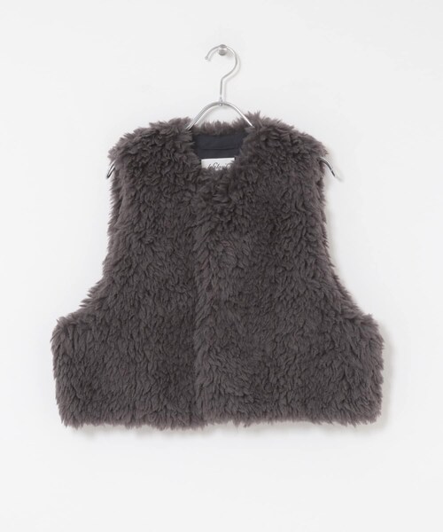 URBAN RESEARCH DOORS（アーバンリサーチドアーズ）の「GILET（ベスト・レディース・BEIGE/DK.GREY・36）」の4枚目の写真