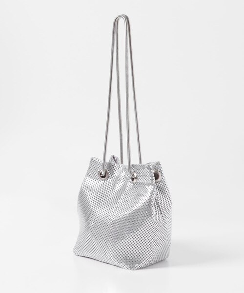 URBAN RESEARCH ROSSO（アーバンリサーチロッソ）の「メタルメッシュバッグ（ショルダーバッグ・レディース・SILVER・0）」の6枚目の写真