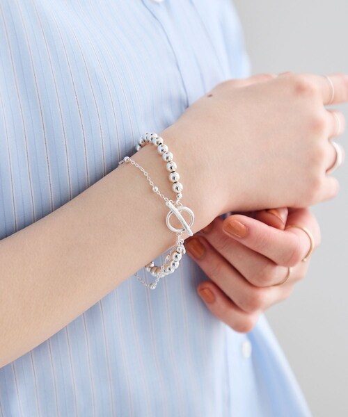 VIS（ビス）の「チェーンレイヤードブレスレット（ブレスレット・レディース・ゴールド/シルバー・F）」の7枚目の写真