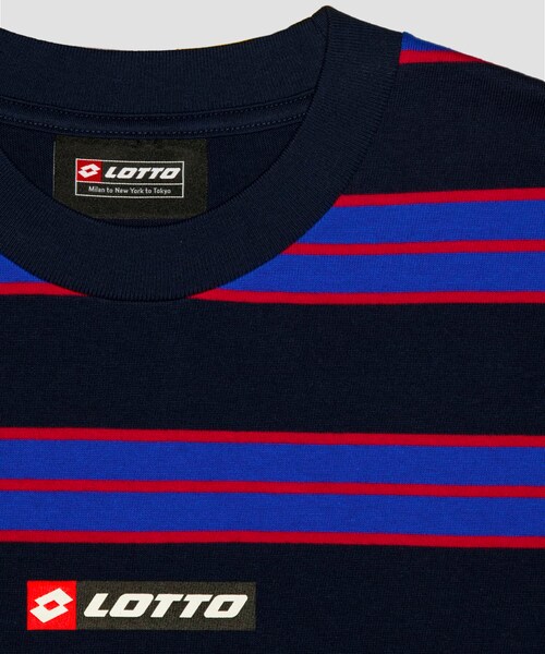 URBAN RESEARCH（アーバンリサーチ）の「LOTTO　MULTI BORDER T-SHIRTS（Tシャツ/カットソー・メンズ・WHITE/BROWN/NAVY・M/L/XL）」の22枚目の写真