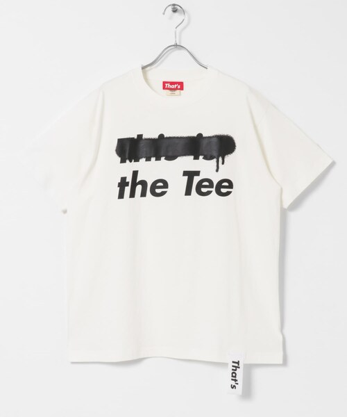 THE GOODLAND MARKET（ザグッドランドマーケット）の「That’s　RE the Tee Organic（Tシャツ/カットソー・メンズ・WH/BK・S/M/L/XL）」の10枚目の写真