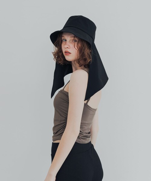 URBAN RESEARCH(アーバンリサーチ)の「『UVカット/撥水』SUN HAT(ハット・レディース・BLACK/BEIGE・-)」の7枚目の写真