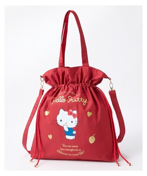 nissen（ニッセン）の「サンリオキャラクターズ　１０ポケット２WAYプリントトートバッグ（Ａ４対応）（トートバッグ・メンズ・ハローキティ/クロミ/マイメロディ・Y）」の4枚目の写真