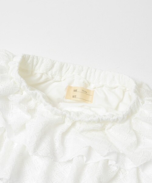 THE GOODLAND MARKET（ザグッドランドマーケット）の「77circa　lace tutu（スカート・レディース・white 1/white 2/white 3/black 1/black 2・One）」の15枚目の写真