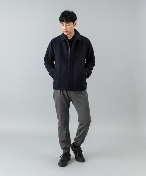 URBAN RESEARCH ROSSO（アーバンリサーチロッソ）の「スーパー100 ショートブルゾン（ブルゾン・メンズ・NAVY/BLACK・M/L）」の19枚目の写真