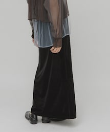 KBF | ベロアナロースカート(スカート)