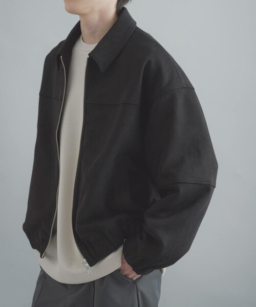 SENSE OF PLACE by URBAN RESEARCH（センスオブプレイスバイアーバンリサーチ）の「F/S ZIPブルゾン（ブルゾン・メンズ・BLACK/BEIGE/KHAKI・M/L）」の6枚目の写真