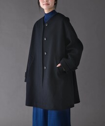 FORK&SPOON | FORK&SPOON　ウールノーカラーコート(その他アウター)