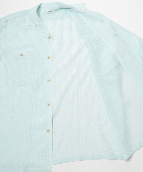 URBAN RESEARCH(アーバンリサーチ)の「SEVEN BY SEVEN SHEER ORGANIC COTTON SHIRTS LONG-SLEEVE(シャツ/ブラウス・メンズ・060 YELLOW/110 BLUE・M/L)」の7枚目の写真