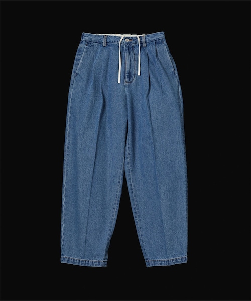 ADAM ET ROPE'(アダムエロペ)の「ワイド イージー ブリーチ デニムパンツ / ADAM ET ROPE' JEANS -GRID-(デニムパンツ・レディース・ブルー系・L/M)」の2枚目の写真