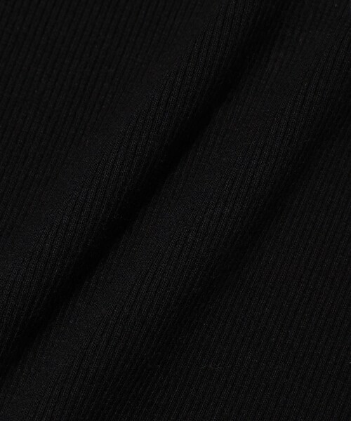 ADAM ET ROPE'（アダムエロペ）の「【LIBRIO MENDONCA/リブリオ メンドンサ】RIB FITTED TANK TOP（タンクトップ・メンズ・ブラック/ピンク・S）」の14枚目の写真