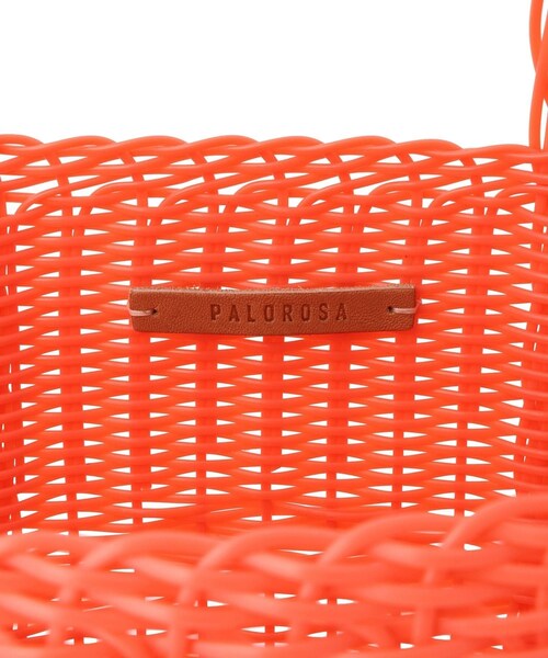 ADAM ET ROPE'（アダムエロペ）の「【J'aDoRe・一部店舗限定】【PALOROSA（パロロサ）】BASKET BASIC SMALL（トートバッグ・レディース・ダークブラウン/ピンク・F）」の14枚目の写真