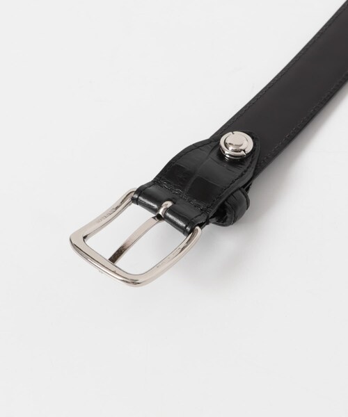 URBAN RESEARCH DOORS（アーバンリサーチドアーズ）の「LIFE STYLE TAILOR　エンボスレザーベルト（ベルト・メンズ・BLACK/BROWN・FREE）」の7枚目の写真