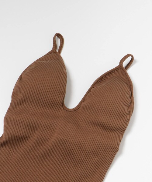 URBAN RESEARCH（アーバンリサーチ）の「HAKUJI　Supima silk bra camisole（キャミソール・レディース・Citron/Purple/Brown・FREE）」の6枚目の写真