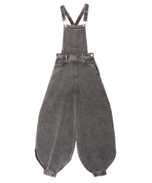 PAMEO POSE（パメオポーズ）の「Nikkapokka Overalls（デニムパンツ・レディース・グレー/ブラック/ブルー・S/M）」の6枚目の写真