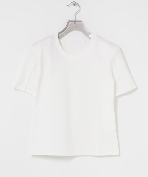 URBAN RESEARCH(アーバンリサーチ)の「SATORU SASAKI ショルダーパッドTシャツ(Tシャツ/カットソー・レディース・WHITE/BLACK・2)」の3枚目の写真