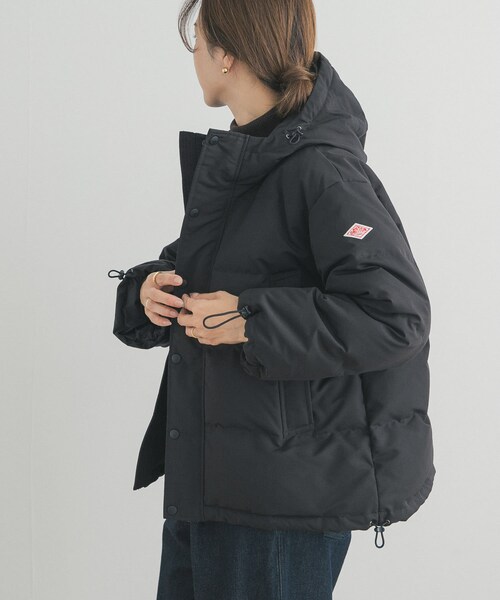 URBAN RESEARCH DOORS（アーバンリサーチドアーズ）の「DANTON　DOWN HOODED JACKET（その他アウター・レディース・BLACK/LT.BEIGE/IVORY/DK.BROWN・XS/S）」の22枚目の写真