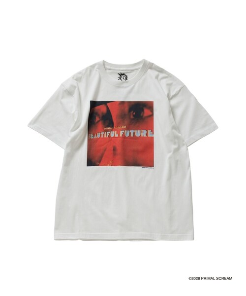 bonjour records(ボンジュールレコーズ)の「Primal Scream/プライマル・スクリーム for bonjour records Official T-shirt(Tシャツ/カットソー・レディース・ホワイト/ホワイト系・L/M/XL)」の20枚目の写真