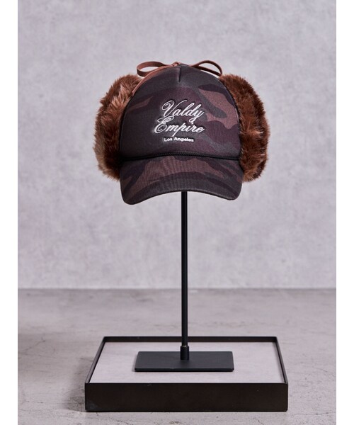 GYDA(ジェイダ)の「フェイクファーフライトCAP(キャップ・レディース・ブラック/ダークミックス・F)」の10枚目の写真