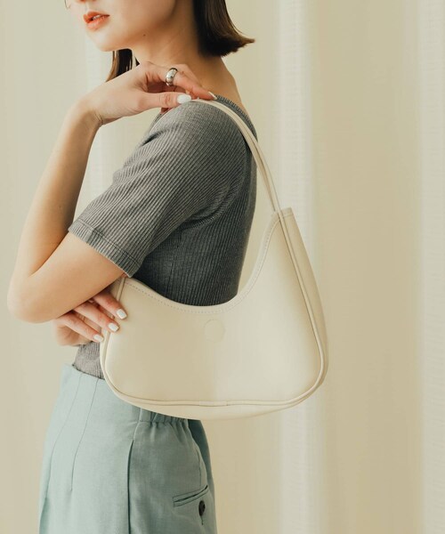 SENSE OF PLACE by URBAN RESEARCH（センスオブプレイスバイアーバンリサーチ）の「ラウンドハンドバッグ（ハンドバッグ・レディース・BLUE/IVORY/BLACK・one/One）」の10枚目の写真