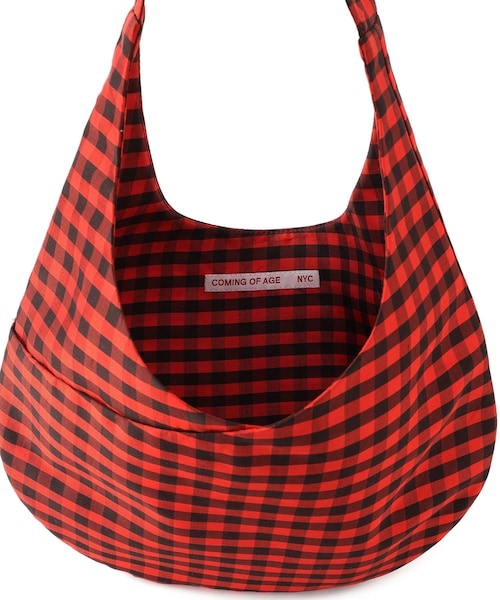 ADAM ET ROPE'(アダムエロペ)の「【COMING OF AGE(カミング オブ エイジ)】HOBO MINI BAG(ショルダーバッグ・レディース・ブラック/キミドリ/ターコイズ/レッド・F)」の22枚目の写真