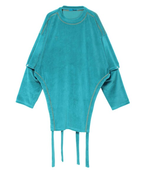 PAMEO POSE（パメオポーズ）の「【TRAPEZE】Pile Top（Tシャツ