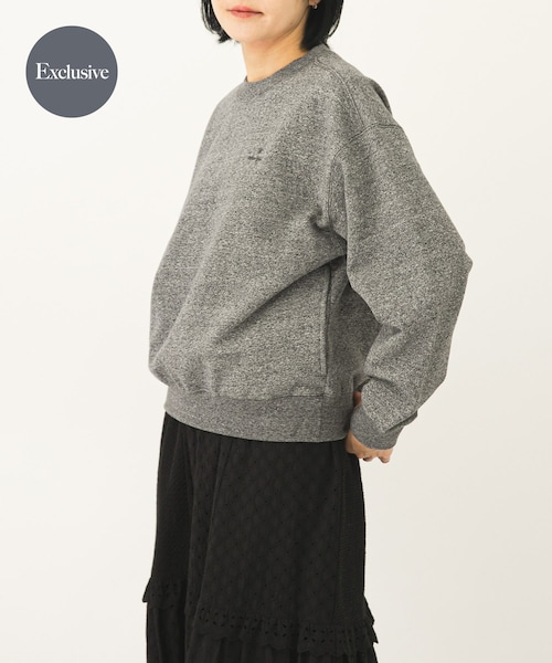 URBAN RESEARCH DOORS（アーバンリサーチドアーズ）の「『別注』Snow Peak Apparel ×DOORS　RecycledCottonSweat（スウェット・レディース・GRAY/BLACK/BROWN・One）」の2枚目の写真