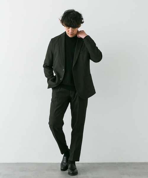 URBAN RESEARCH DOORS（アーバンリサーチドアーズ）の「LIFE STYLE TAILOR　ブラッシュドウールライクストレッチパンツ（スラックス・メンズ・NAVY/GRAY/KHAKI・S/M/L/XL）」の21枚目の写真