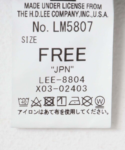 URBAN RESEARCH Sonny Label（アーバンリサーチサニーレーベル）の「Lee　FLEEASY NARROW（その他パンツ・メンズ・KINARI/M.USED/RINSE/HICKORY・One）」の19枚目の写真