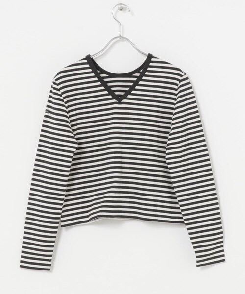 URBAN RESEARCH ROSSO（アーバンリサーチロッソ）の「LE MINOR　MADEMOISELLE（Tシャツ/カットソー・レディース・ECRU BLACK/WHT MARINE/WHT R PINK・Free）」の9枚目の写真