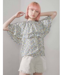 merry jenny | flowerケープブラウス(シャツ/ブラウス)