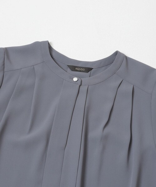 URBAN RESEARCH ROSSO（アーバンリサーチロッソ）の「2WAYウォッシャブルフレアスリーブ ブラウス（シャツ/ブラウス・レディース・OFF WHITE/DARK BLUE/BLACK・Free）」の15枚目の写真