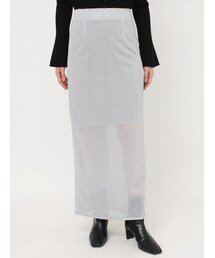 LAGUNAMOON | ラメカットソーナロースカート(スカート)