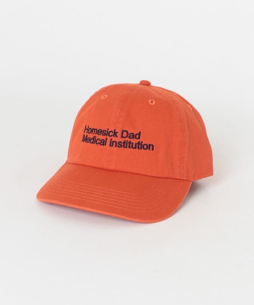 URBAN RESEARCH(アーバンリサーチ)の「Wide Dad HOMESICK DAD CAP(キャップ・メンズ・BLACK/ORANGE・Free)」の2枚目の写真