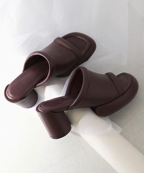URBAN RESEARCH ROSSO（アーバンリサーチロッソ）の「ALM.　CIELO LEATHER SANDALS（サンダル・レディース・BLACK/MAROON・36/37/38）」の10枚目の写真