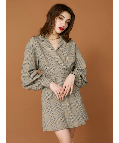 EVRIS（エヴリス）の「ロングスリーブコンビネゾン（つなぎ/オールインワン・レディース・ブラック/ミックス・F）」の11枚目の写真