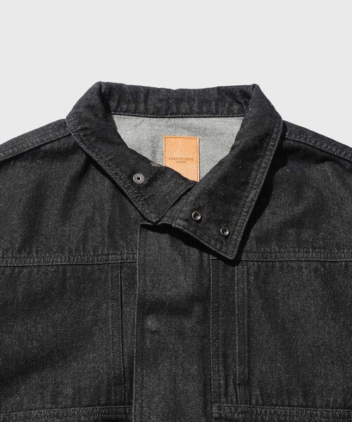 ADAM ET ROPE'(アダムエロペ)の「13oz デニムボマーブルゾン / ADAM ET ROPE' JEANS(ブルゾン・メンズ・ブラック系/ネイビー・L/M)」の14枚目の写真