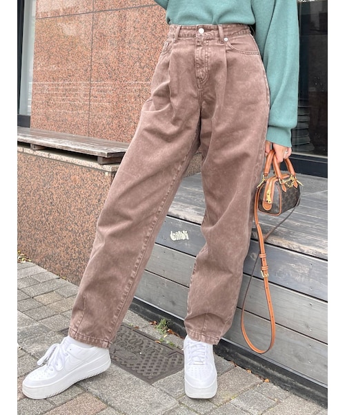 ボリュームテーパードデニムパンツ 【公式通販】