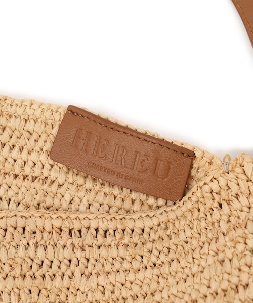 ADAM ET ROPE'(アダムエロペ)の「【HEREU(ヘリュー)】CADOR RAFFIA MESH(ショルダーバッグ・レディース・ベージュ・F)」の12枚目の写真
