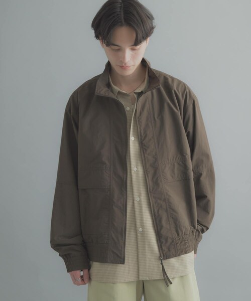 SENSE OF PLACE by URBAN RESEARCH(センスオブプレイスバイアーバンリサーチ)の「リップストップナイロンブルゾン(ブルゾン・メンズ・BLACK/BROWN/YELLOW・M/L)」の20枚目の写真