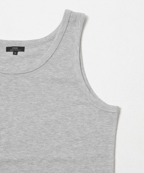 ITEMS URBANRESEARCH(アイテムズ アーバンリサーチ)の「接触冷感リブタンクトップ(タンクトップ・メンズ・D.GRAY/BLACK/GRAY/WHITE・M/L)」の20枚目の写真